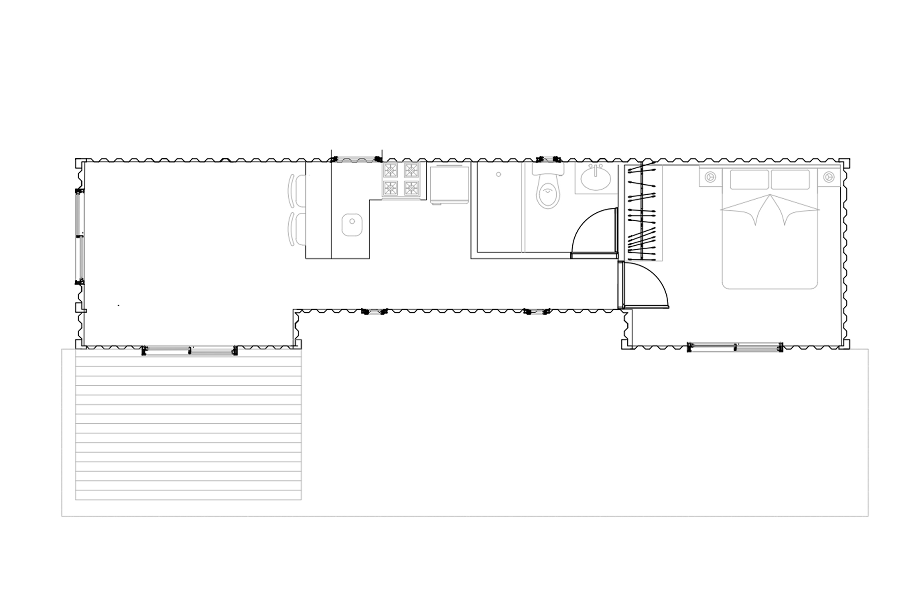 Contenedor Ampliado - Plano